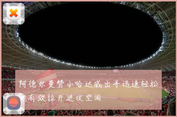 阿德尔曼赞小哈达威出手迅速轻松能有效拉开进攻空间